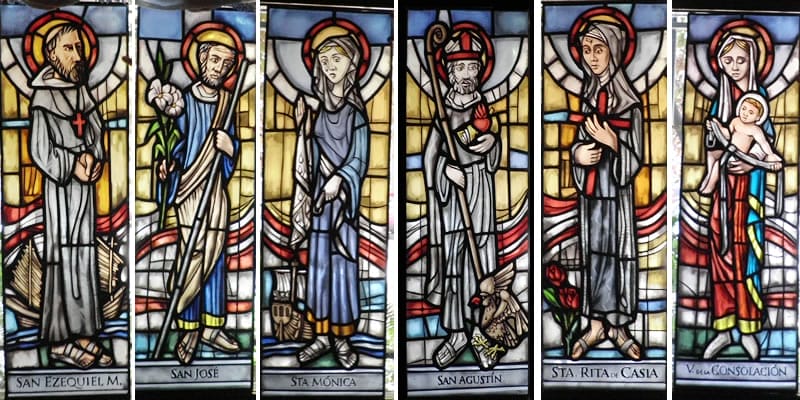 El artista Rafael Nieto diseña seis nuevas vidrieras con motivos agustinianos