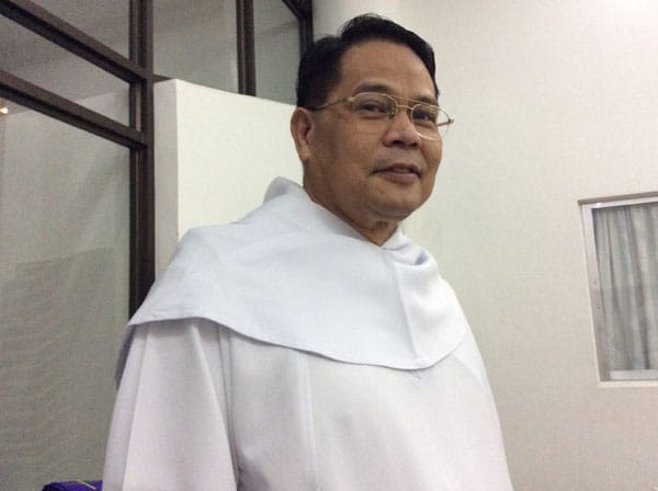 Fray Dionisio Q. Selma, OAR, the new Provincial of the Order in the Philippines