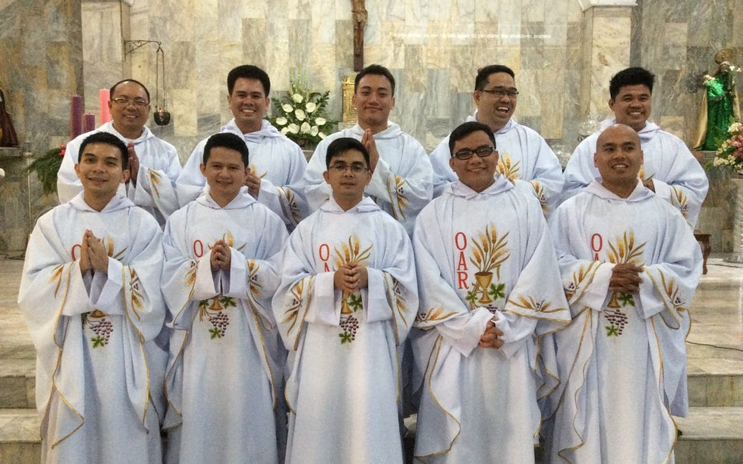 Historical Ordination of 10 augustinian recollects in the Philippines