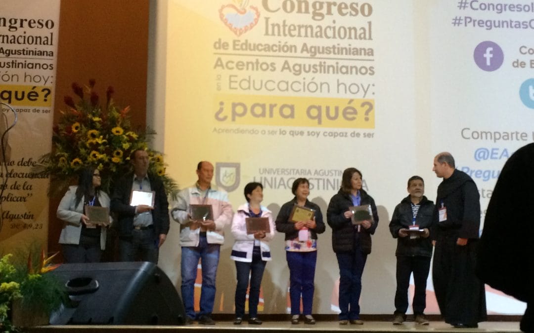Finaliza el I Congreso Internacional de Educación Agustiniana en Bogotá con un reconocimiento a los rectores de todos los colegios de la Orden de Agustinos Recoletos