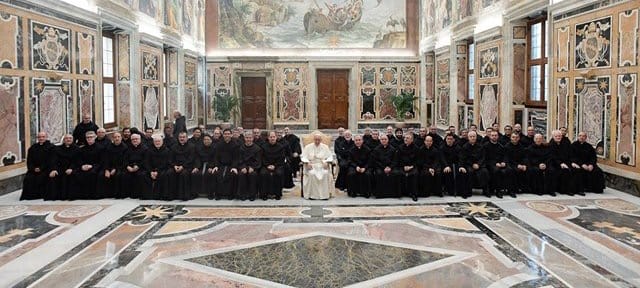Pope Francis received in audience the Augustinian Recollects  of the 55th General Chapte
