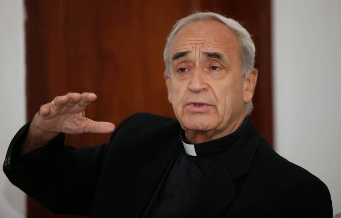 José Luis Azcona, agustino recoleto y obispo emérito de Marajó, Brasil: “El tráfico de personas es un tumor mundial”.