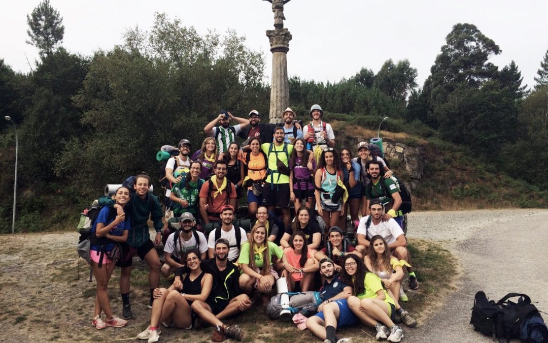 El Camino de Santiago, con las JAR: «El corazón se queda engrandecido»