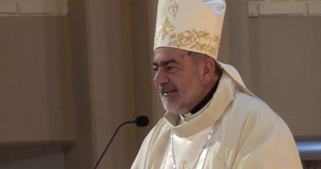 La primera eucaristía de Monseñor Carlos María Domínguez