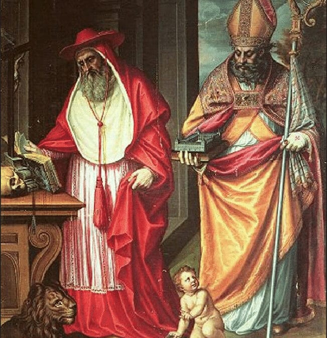 St. Augustine and St. Jerome: a complex relationship of fraternal affection, mutual respect and intellectual tension